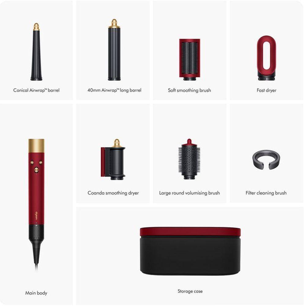 Dyson airwarap Red velvet bluetooth