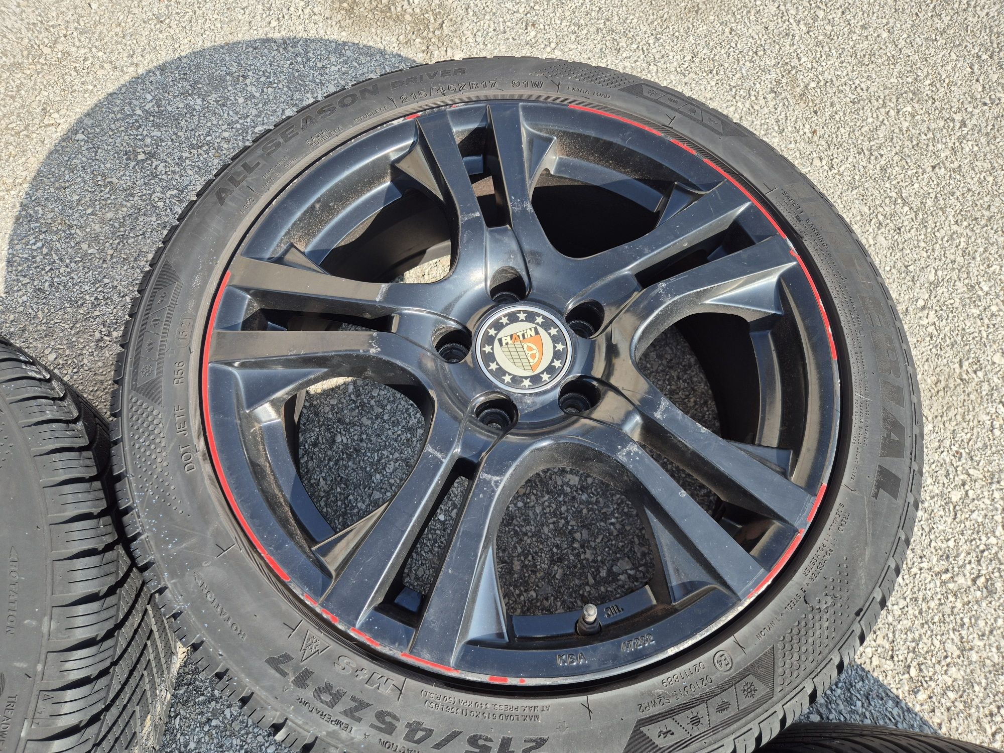 5х112/17 с гуми Шкода Мерцедес Ауди Фолксваген Сеат 5x112/17 VW Audi