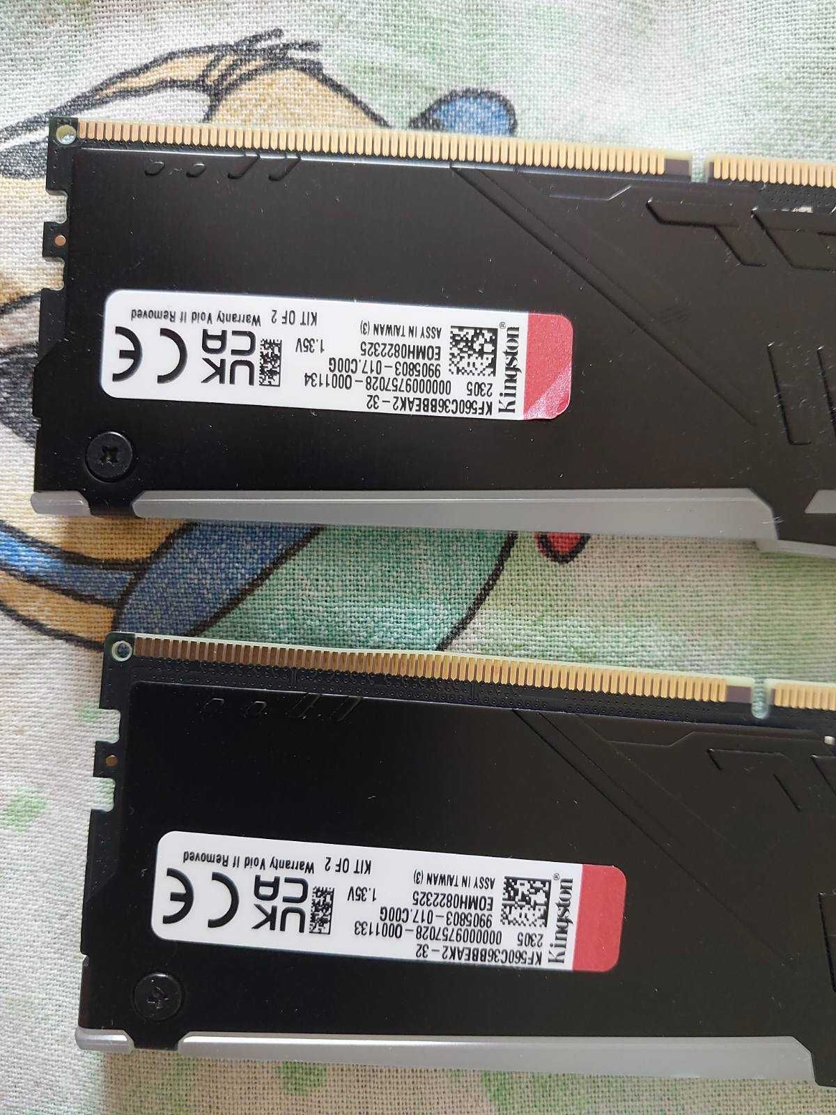 32GB RGB DDR5 6400Mhz, 6000Mhz - T-Force, Kingston Fury, G. Skill