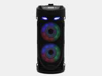Беспроводная караоке калонка с RGB подсветкой, микрофоном и пультом