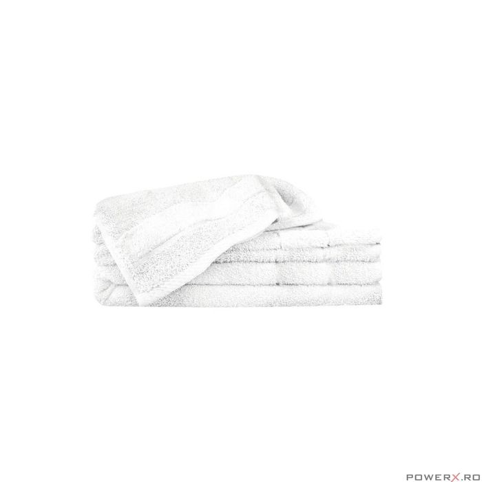 Prosop de baie din bumbac Premium, 70x140 cm, pufos, moale, alb, Sepio