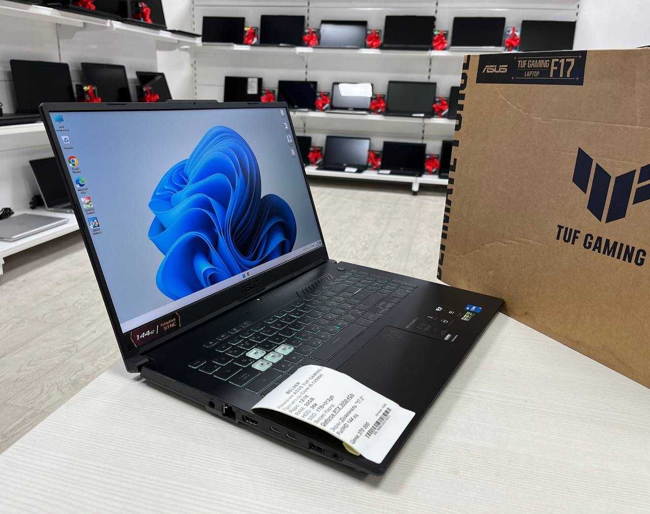 ASUS TuF F17 Core i5/ОЗУ 32/SSD 1TB+512/RTX 3050 Большой Экран