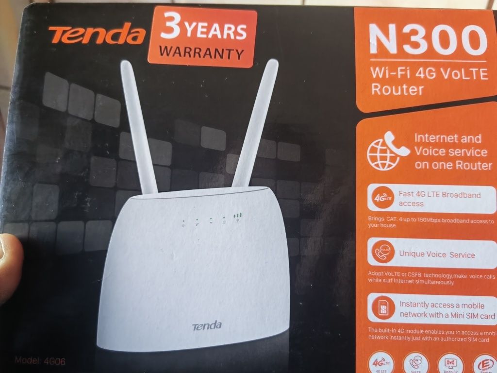 Router wi-fi tenda 4g !  !