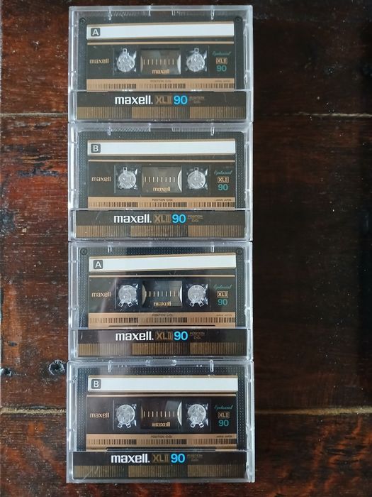Lot de casete Maxell XLII Epitaxial 90min Made in Japan