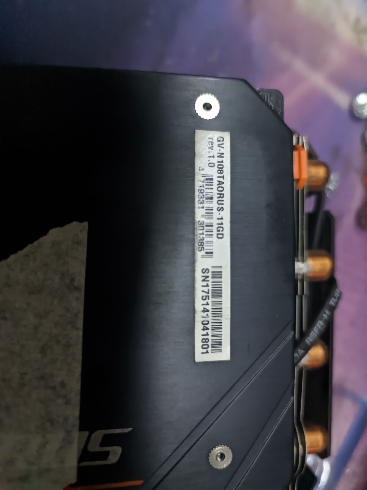 Gigabyte AORUS GeForce GTX 1080 Ti 11G