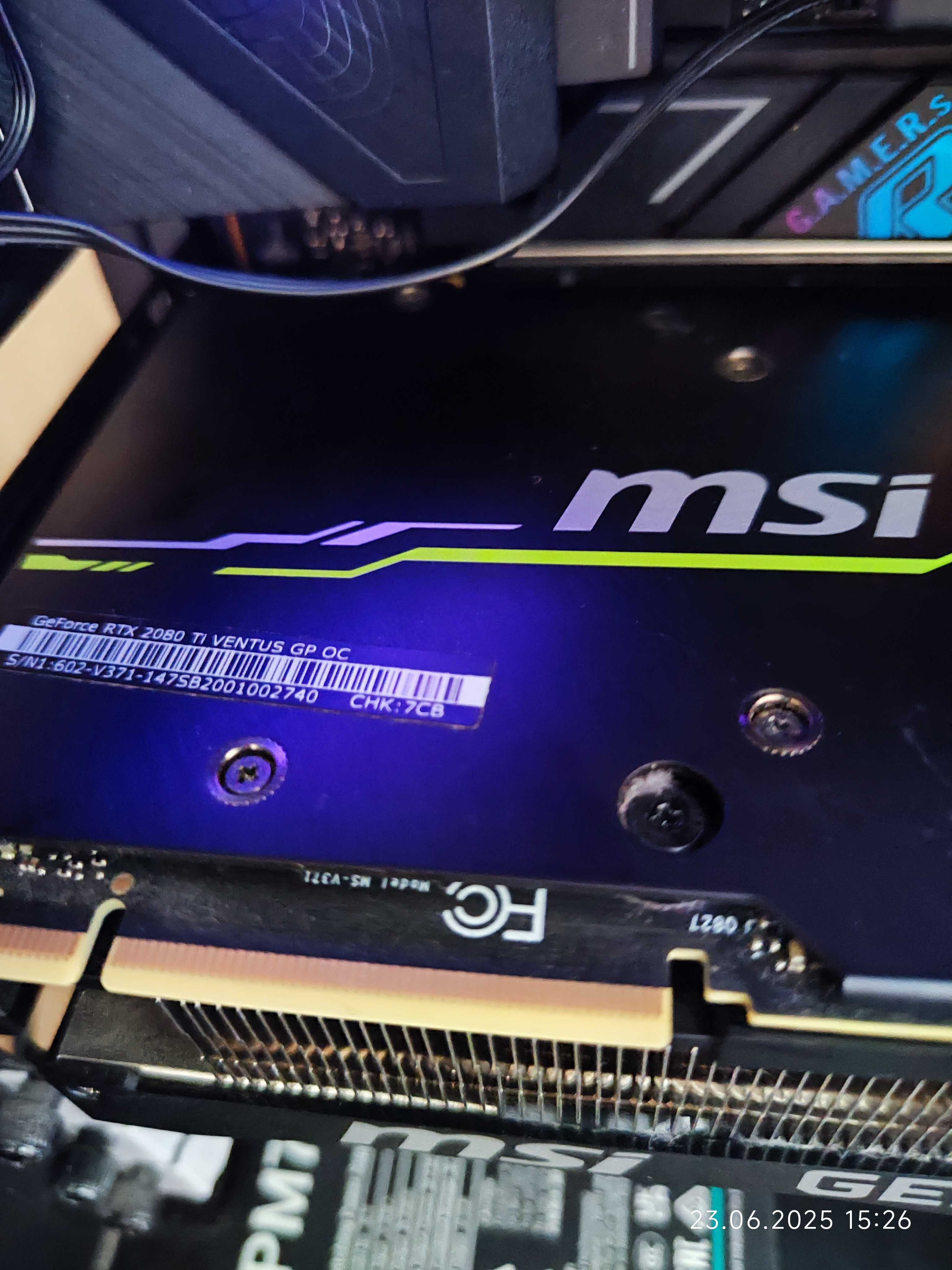 Видеокарта MSI RTX 2080 Ti 11GB VENTUS GP OC