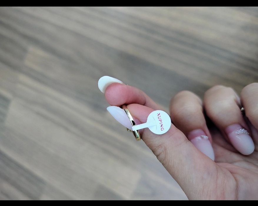 Inel placat aur 18k cristal Zirconia