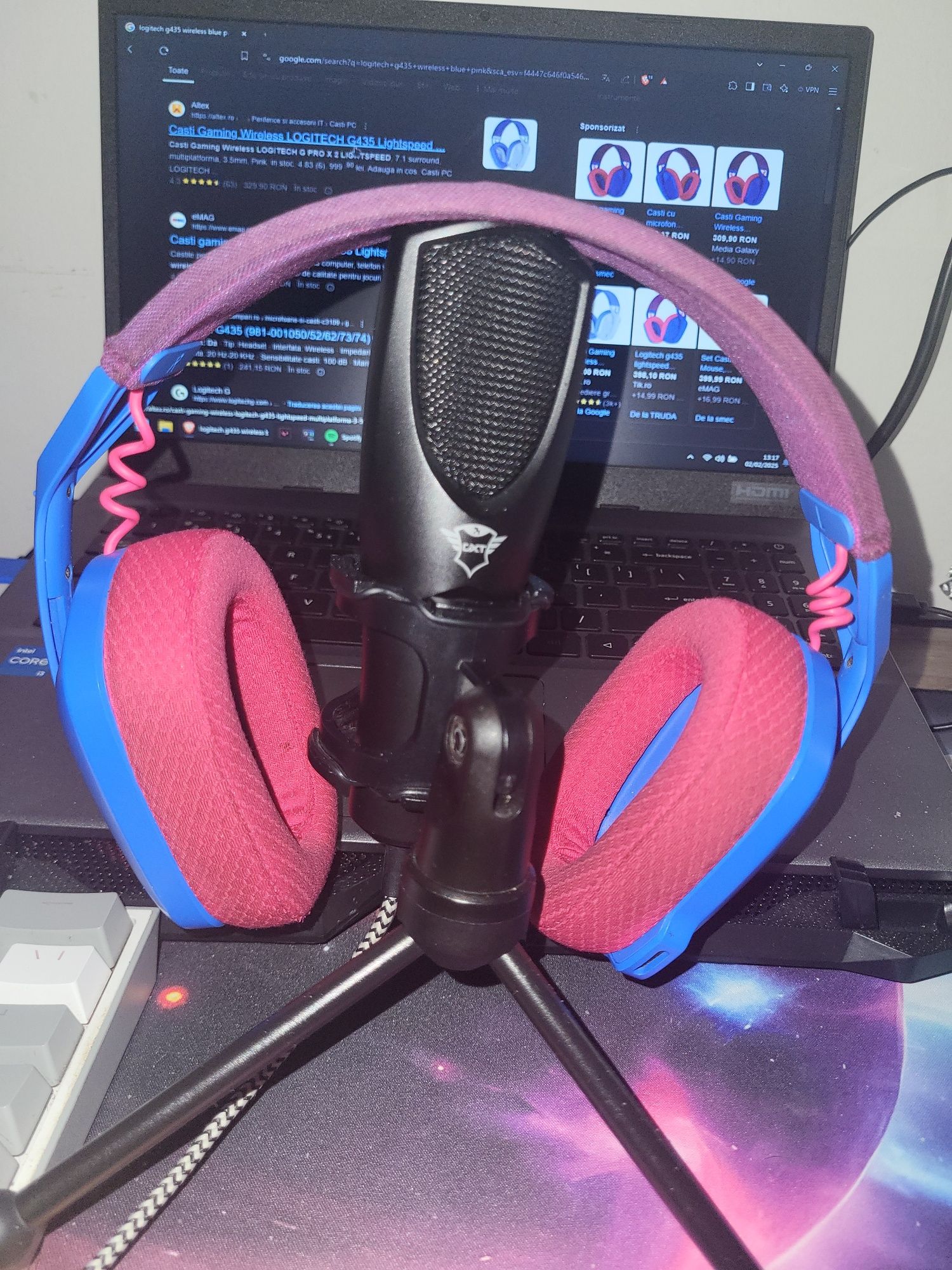 Vand Gaming casti logitech g435 wireless