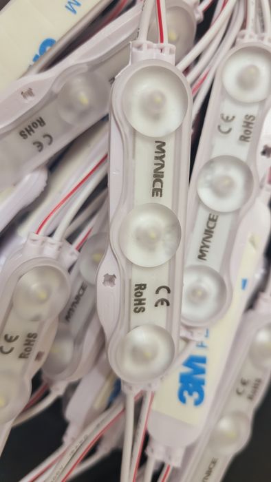 Светодиоды трехточечные с линзой 1,51W PRO