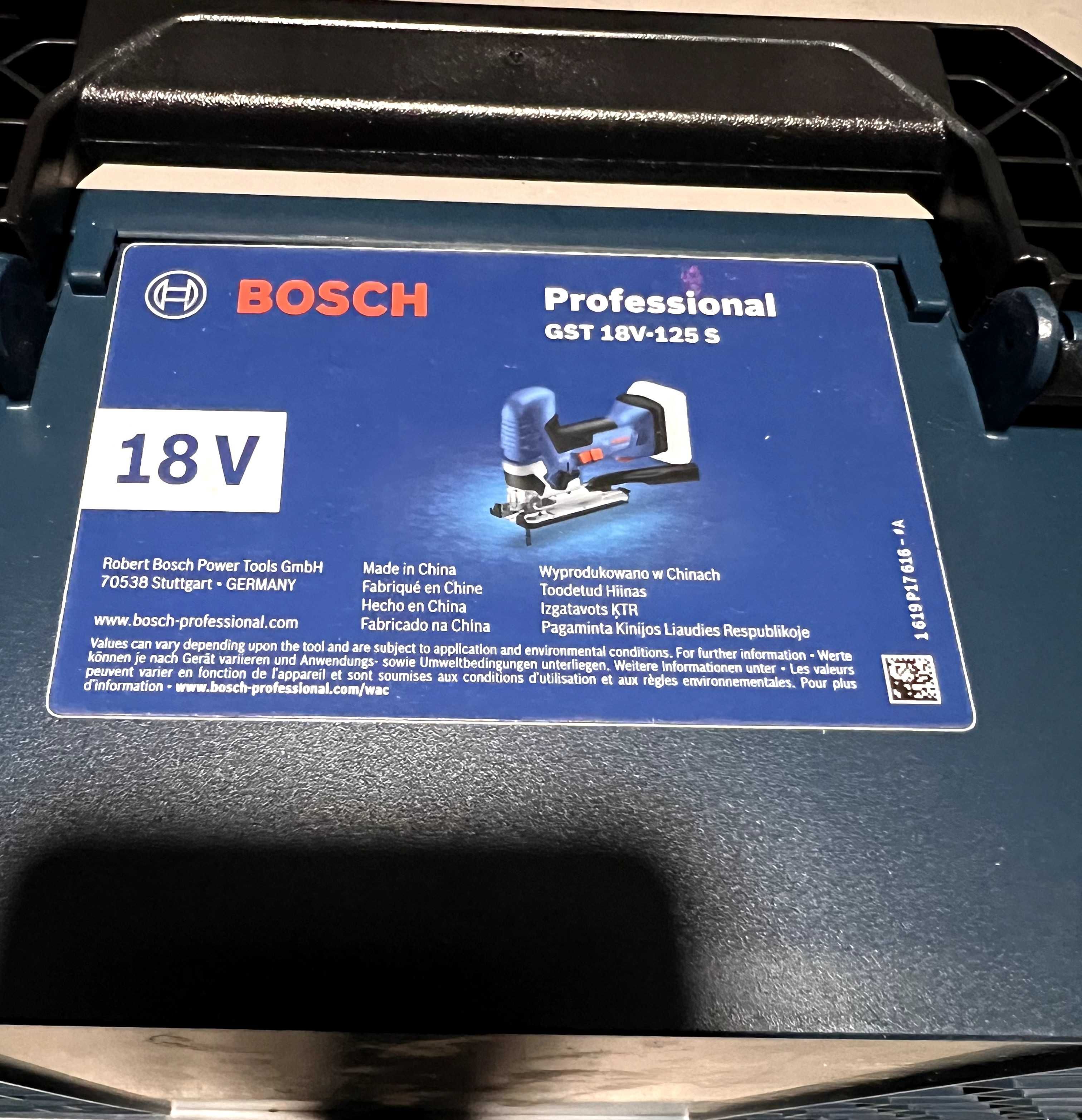 Ferastrau vertical pendular Beach Professional GST 18V-125 S L-box NOU