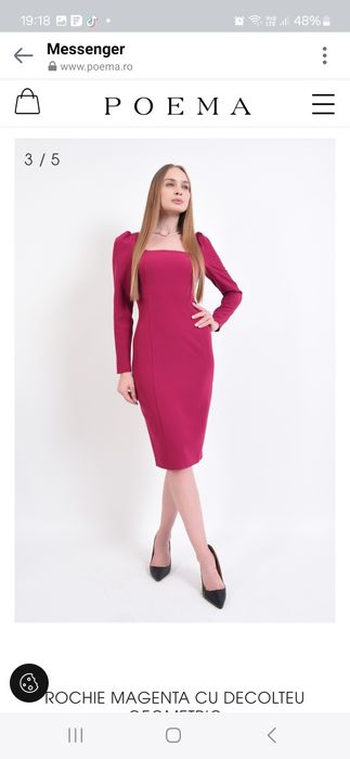 Rochie Poema 40 magenta