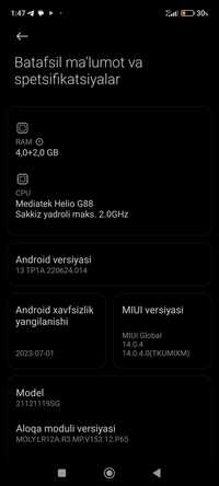 Redmi 10 kafolat bilan