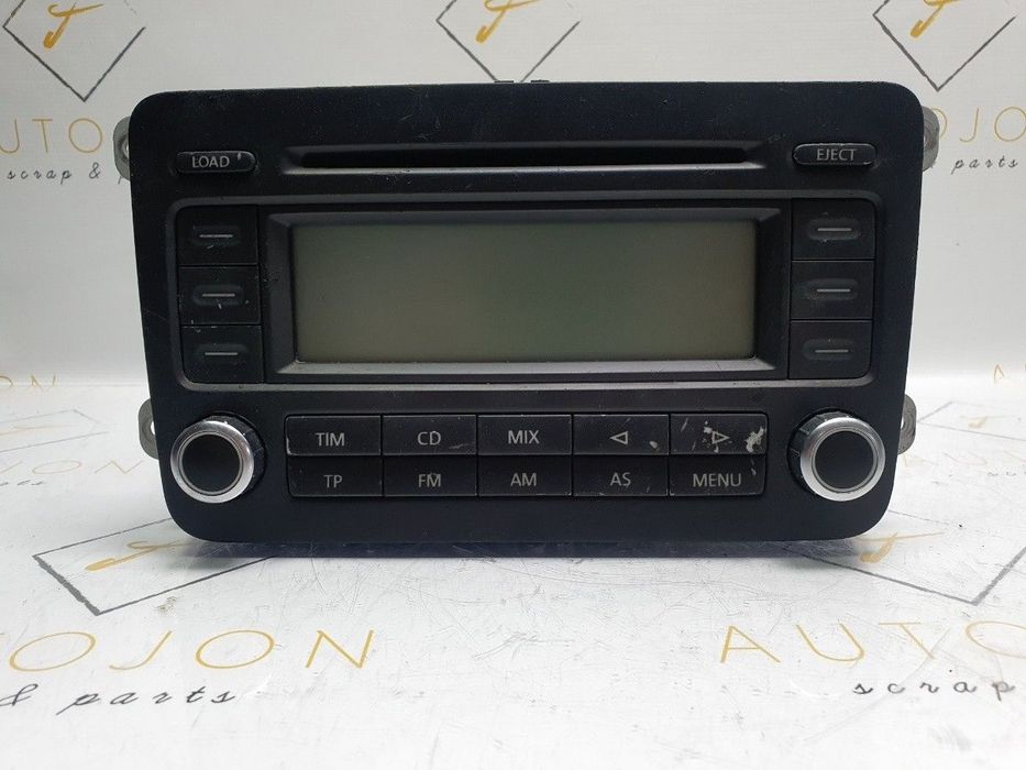CD player auto RCD500 VOLKSWAGEN TOURAN (1T1, 1T2) [ 2003 - 2010 ] TDI (BKC, BLS, BXE) 77KW|105HP Blaupunkt 7644225360 OEM 1K0035195B / 1K0 035 195 B