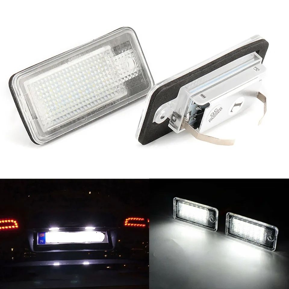 Set Lampi LED numar inmatriculare Audi A3 A4 A6 A8 Q7 RS