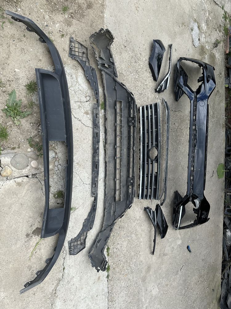 Bară față grilă radiator vw touareg 3.