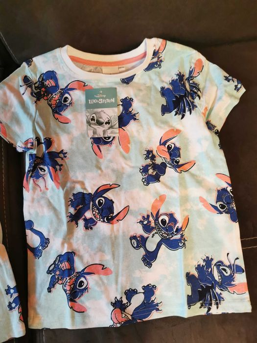 Нови тениски, клин Мини маус, блуза, комплект Стич 110/116