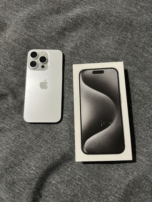 iphone 15 pro | 256 гб | акб 87 | белый титан
