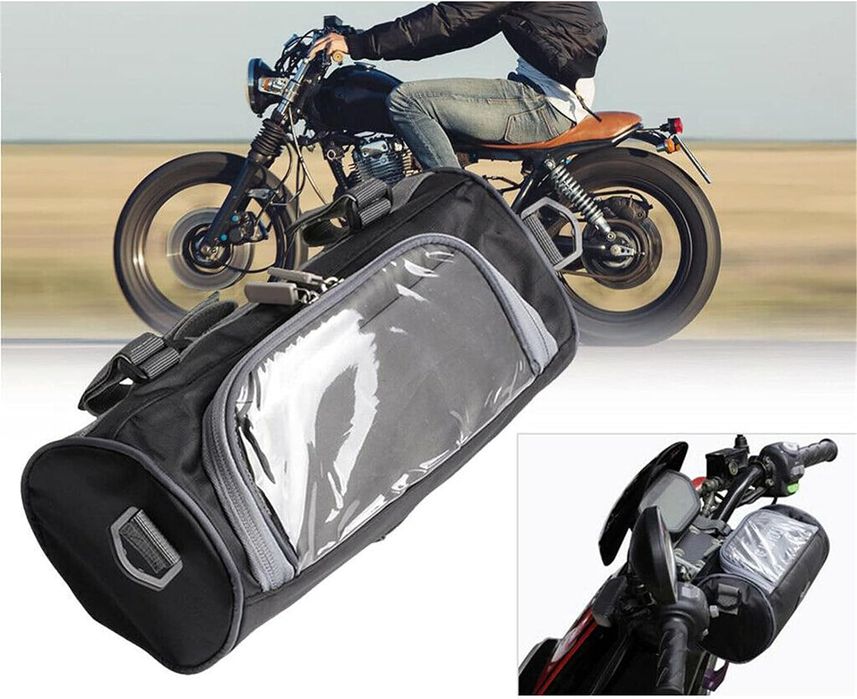 Geanta ZocoMoto pentru motociclete, impermeabil, Negra