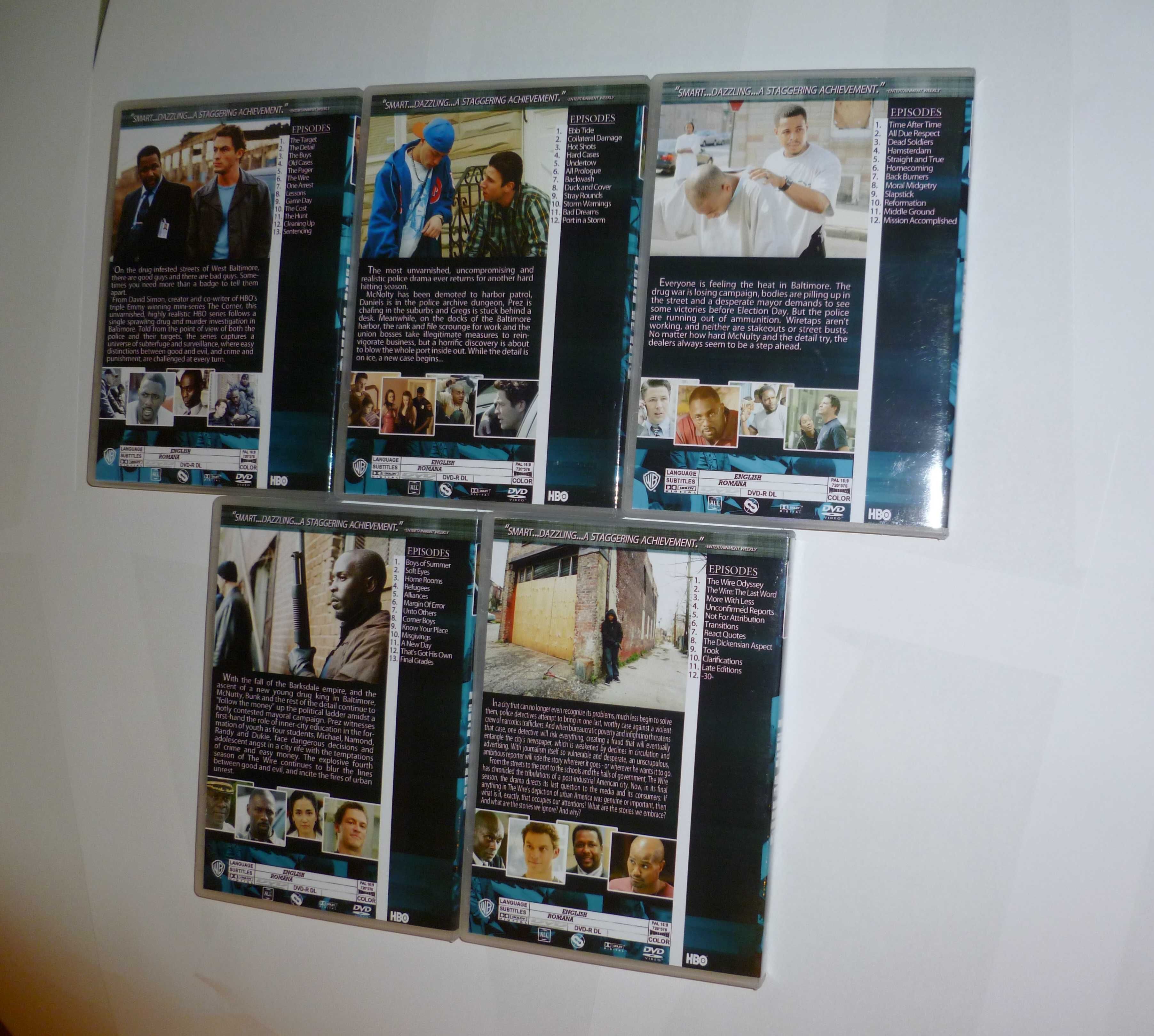 Cartelul crimelor The Wire 2002–2008 5 sezoane DVD