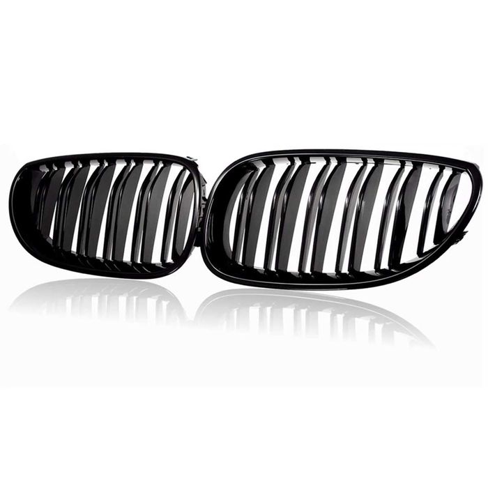 Negru Lucios Grile Nari Duble M Bmw E60 E61 2003-2010 Piano Black M5