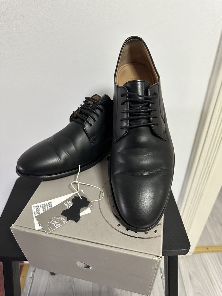 Pantofi din piele H&M Premium Quality