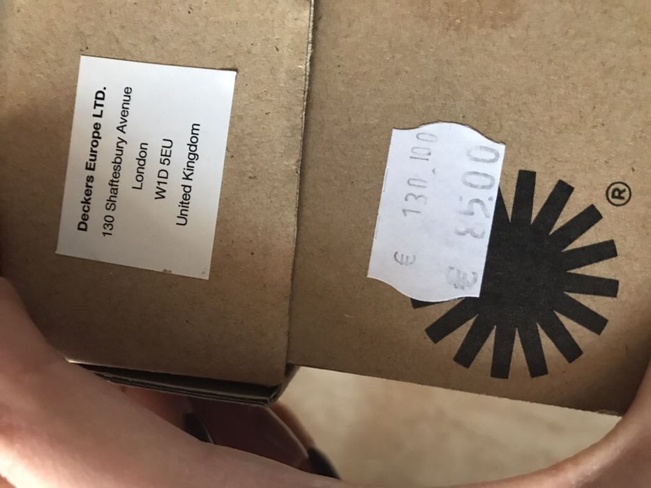 Balerini UGG din piele naturala