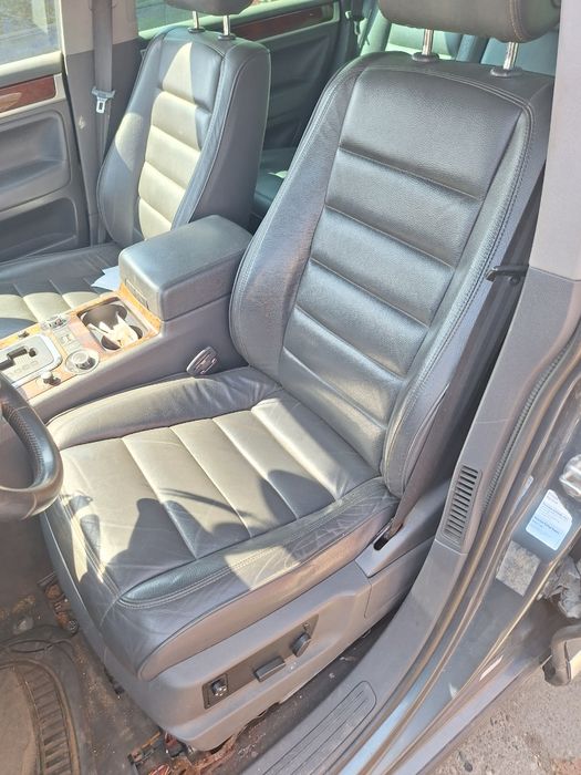 Scaun fata, sofer electric incalzit piele VOLKSWAGEN TOUAREG 7LA, 7L6,