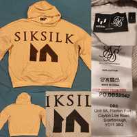 Bluza SIKSILK MESSI mărime L 100% bumbac hanorac hoodie gluga