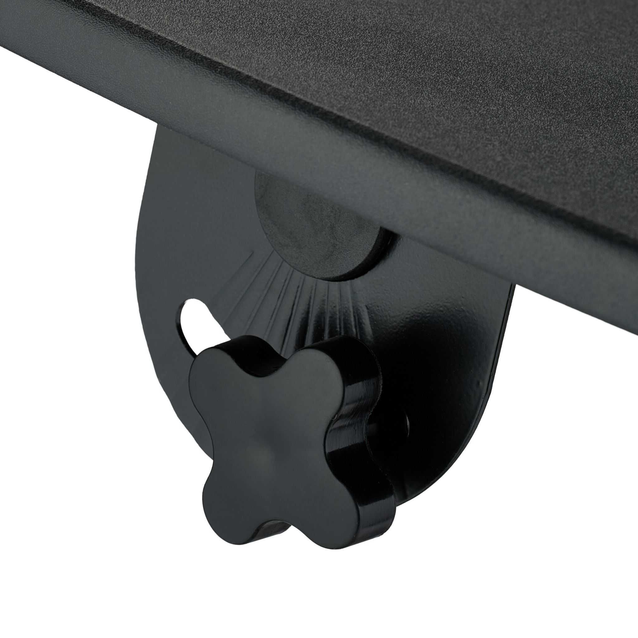 Suport pentru laptop inaltime reglabila roti rotativ negru 85x60x40cm