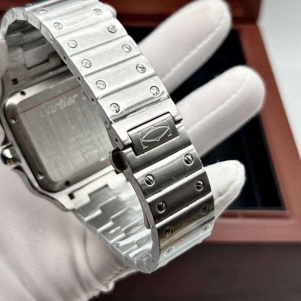 Cartier Santos 100XL Silver Automatic