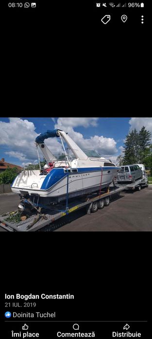 Transport auto pe platforma