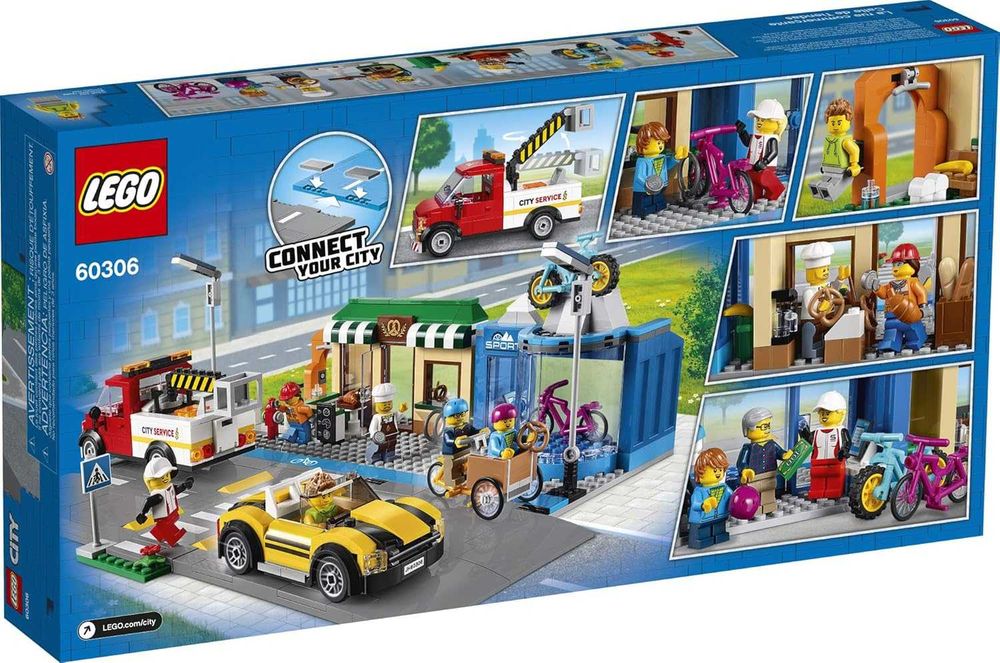 НОВО LEGO City 60306 - Shopping Street