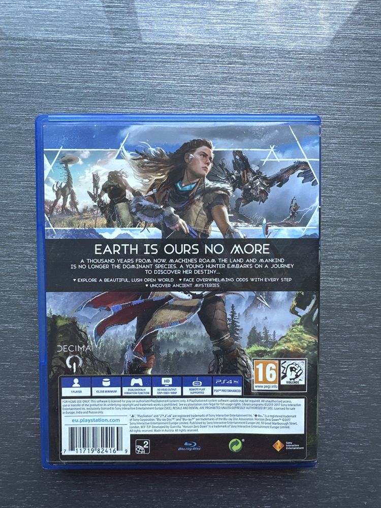 Horizon zero dawn PS4