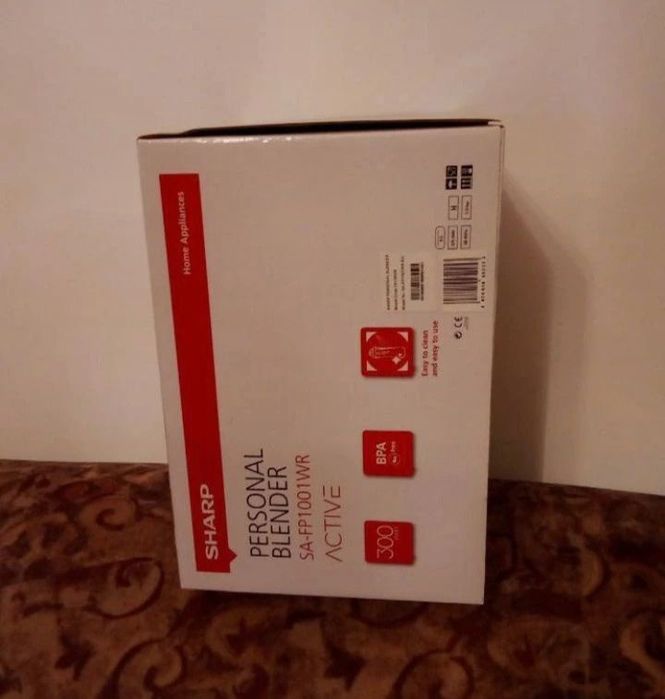 Blender vertical SHARP, 300W, Alb / Negru