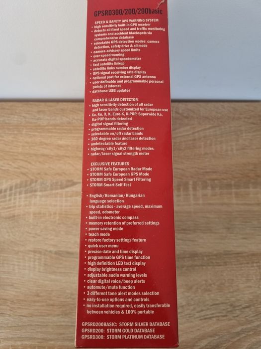Detector radar STORM GPSRD300