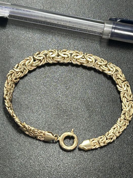 Браслет желтое золото