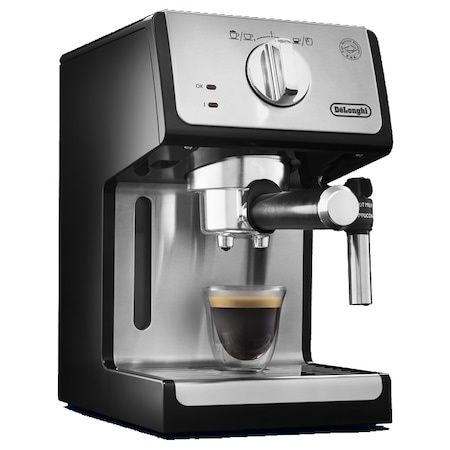 Espressor manual De'Longhi ECP 35.31, 1100 W, 15 bar, 1.1 l, Negru