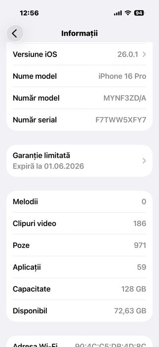 Iphone 16 PRO 128gb