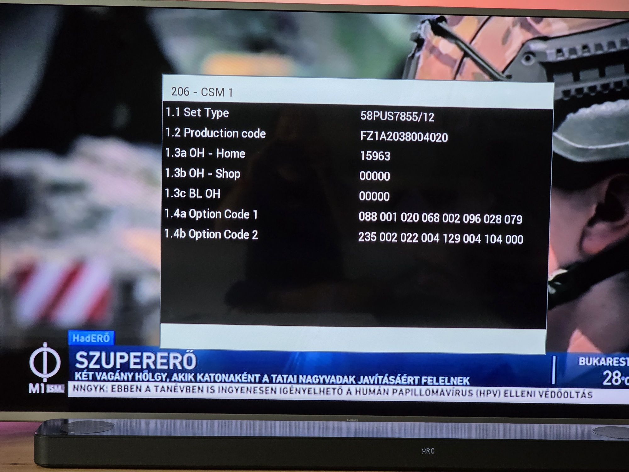 Vand televizor Philips 4K Ambilight 58PUS7855
