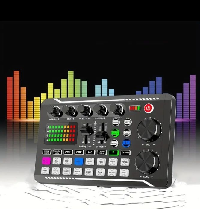 Mixer Audio Cu efecte de sunet Consola DJ Muzica Podcast Radio