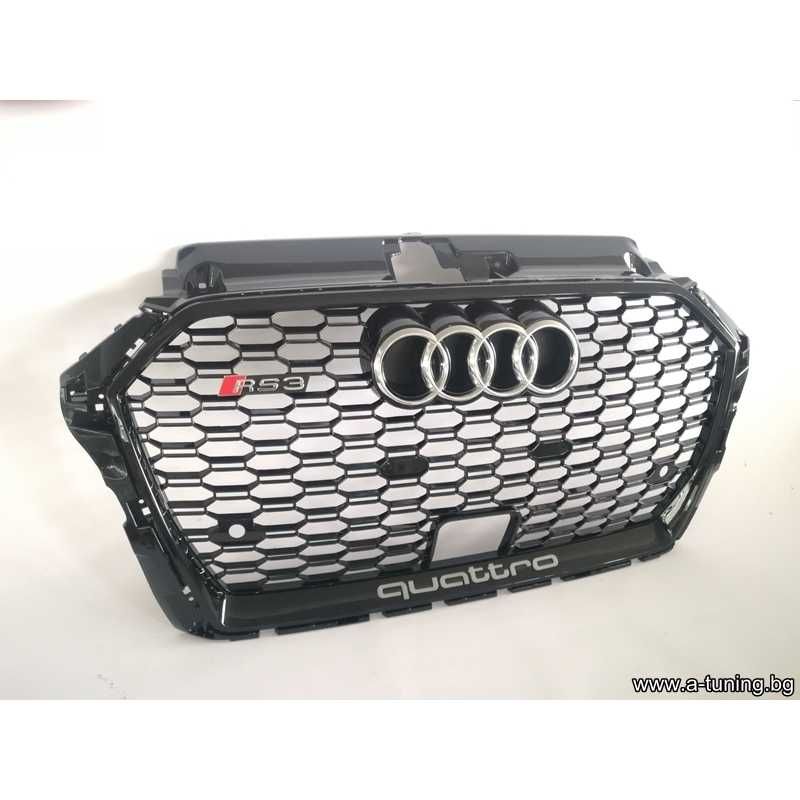 Тунинг решетка RS3 визия за Audi A3 с presence опция 2016 2017