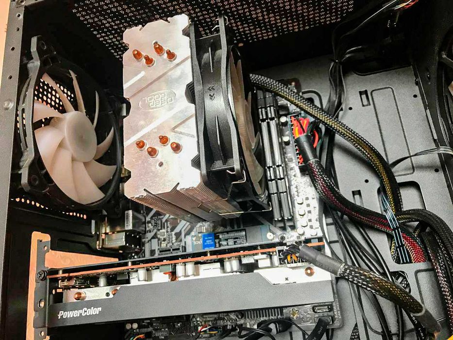 Игровой ПК | Ryzen 5 5600X | RX 7600 | 16 ГБ ОЗУ | SSD + HDD