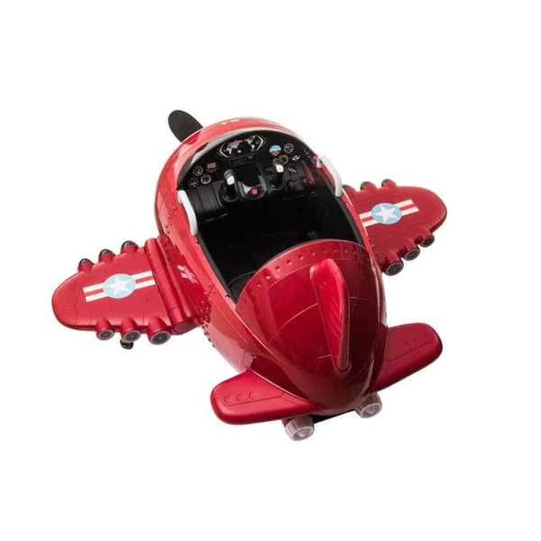 Avion electric pentru copii Kinderauto BJ20201 2x 30W telecomanda RED