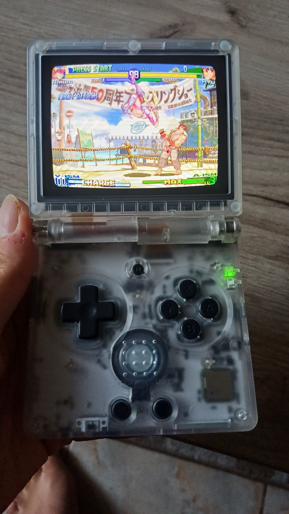 Anbernic RG35XXSP Transparent White