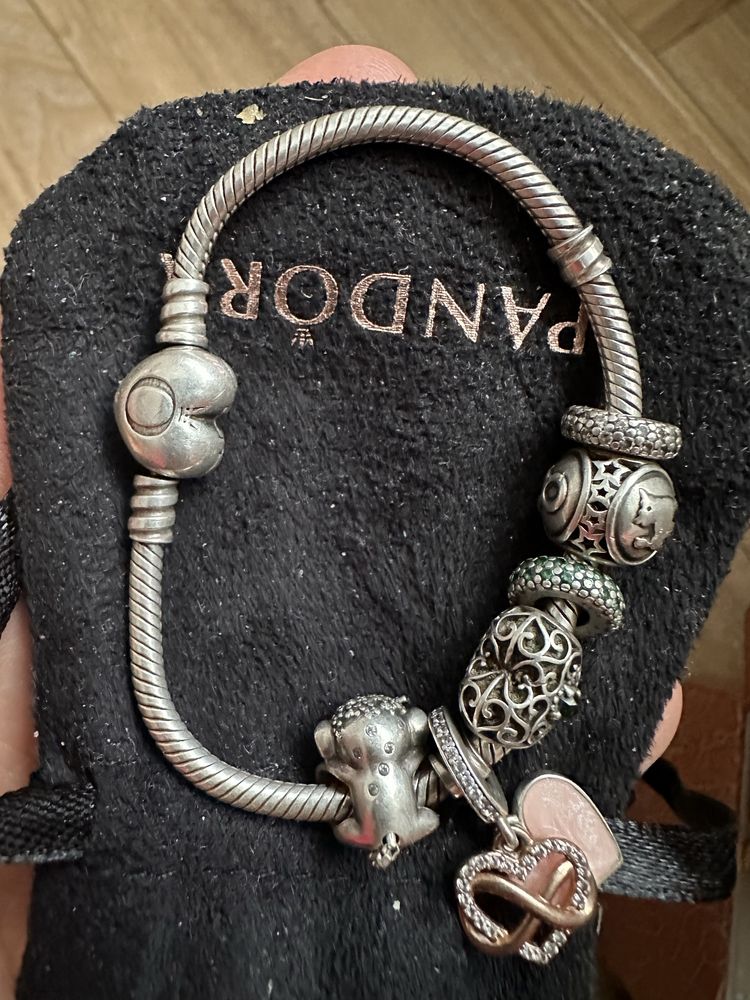 Pandora браслет с шармами