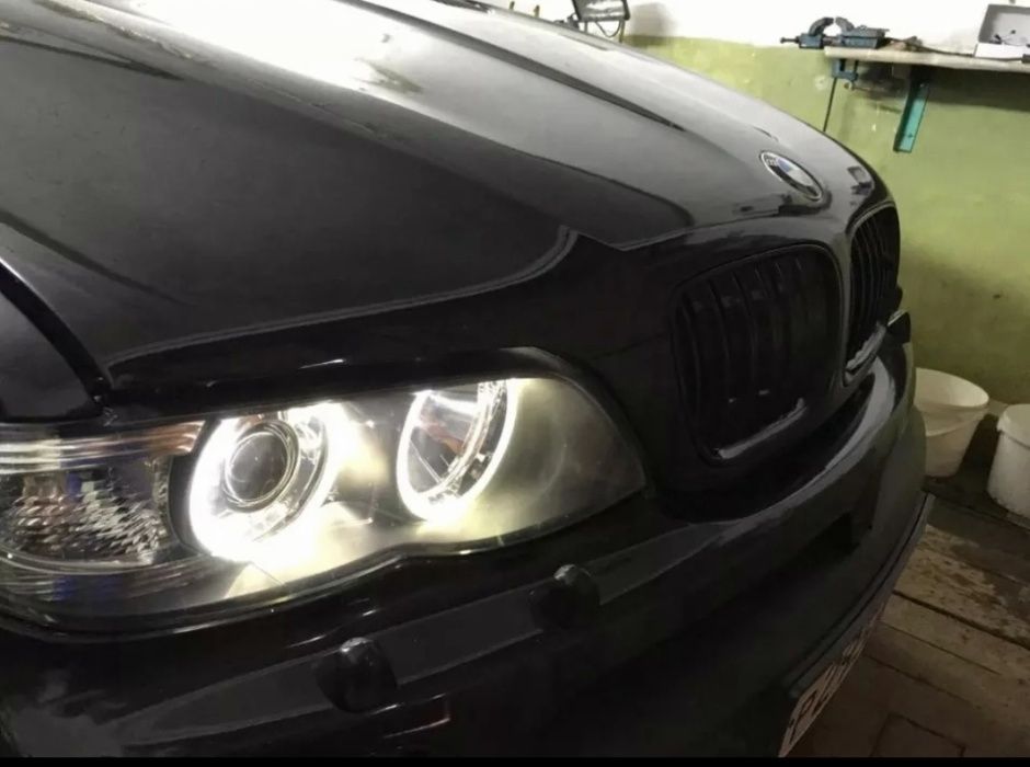 160W Set 2 LED Marker Angel Eyes BMW alb 6000k E39 E60 X3 X5