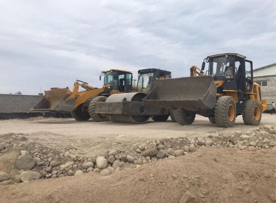 Каток 3т 5т 16т 18т Погрузчик 2-3 куб Бобкат в аренду