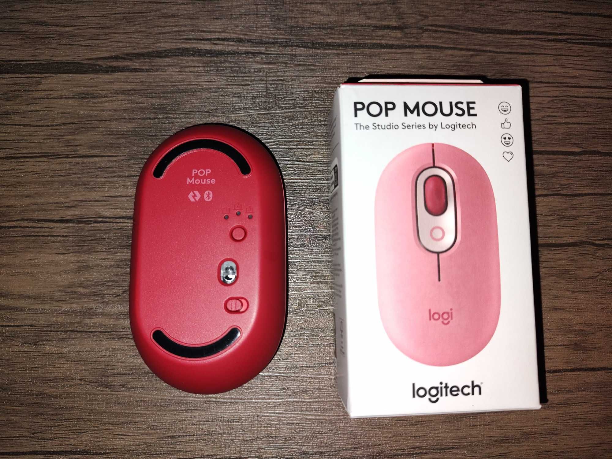 Mouse Logitech Pop Emoji, Roz