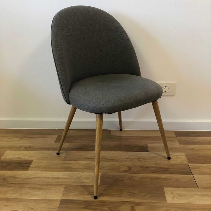 Set Scaun KOKKEDAL JYSK gri/stejar (4 bucati)