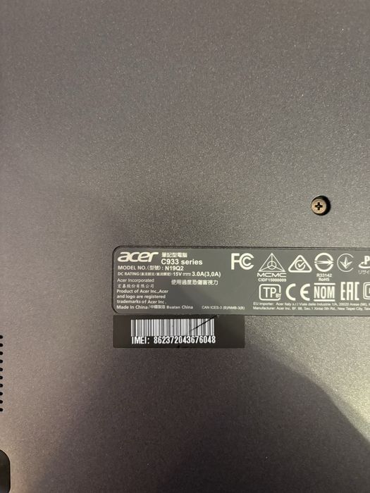 Laptop Acer Chromebook 314 C933-N19Q2,8GB RAM,touchscreen,impecabil